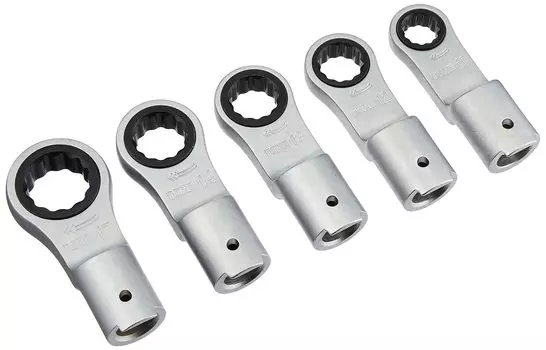 TONE Interchangeable Torque Wrench Ratchet Eyeglass Set Headset, 12DRM50, 12mm, 5-Piece