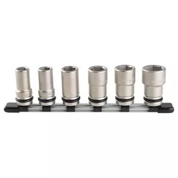 TONE Long socket set for impact HNV406L Drive angle Contents 6 items (with holder) 12.7mm (1/2 )