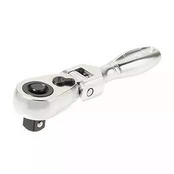 TONE Short Ratchet Handle Flex Head (Socket Hold Type) RH3FHS 3/8 Inch Drive