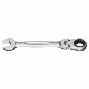 TONE Swing Ratchet Box Wrench Width across flats 15mm RMF-15 серебряный