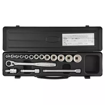 Tone Tone Socket Wrench Set 1570mbk Insert 9.5mm 38 Each Black Content 17 Points