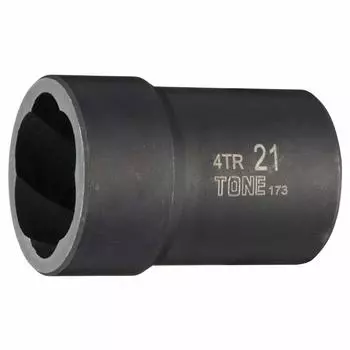 TONE Tornado Socket Drive Width across flats 21mm 4TR-21 12.7mm (1/2 )