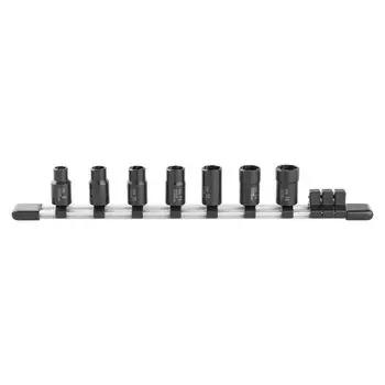 TONE Tornado Socket Set 7 Pieces (with Holder) HTR307, 9.5mm (3/8 ) Drive,
