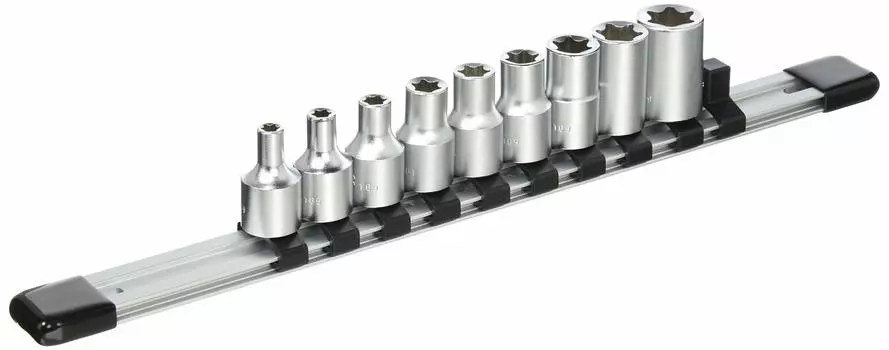 Набор головок Torx TONE HTXE309 Угол привода Содержит 9 предметов E-типа 9,5 мм (3/8 )