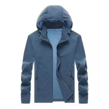 Тонкая солнцезащитная одежда Ice Silk, мужская летняя дышащая одежда для кожи, мужская солнцезащитная одежда для рыбалки, куртка, кардиган, куртка для активного отдыха L