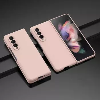 Тонкий и легкий матовый чехол для Samsung Galaxy Z Fold4 Fold 4 5g Fold3 Fold 3 2 Fold2 Zfold4 Противоударная сумка для телефона Funda for Samsung Z Fold 4 чёрный