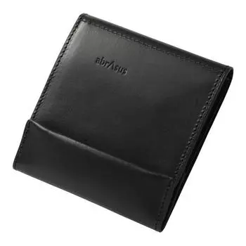 Тонкий кошелек Buttero Leather Edition Тонкий кошелек Сделано в Японии Натуральная кожа Черный [Abrasus] Мужской