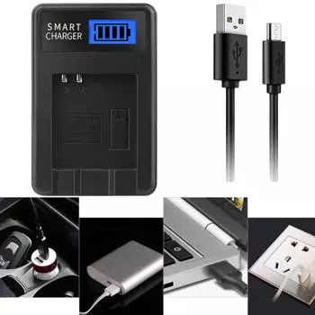 Тонкое и легкое зарядное устройство USB NB4L для камер с ЖК-экраном для камер Canon IXUS 50 55 60 65 80 75 Easy Power