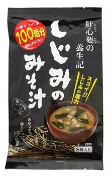 Tono Tokai Nosan Мисо-суп из пресноводных моллюсков 7 г x 8 пакетиков x 2 шт.