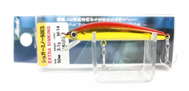 Тонущая приманка Bassday Sugar Minnow 50ES 3,1 грамма M-14 (7079)