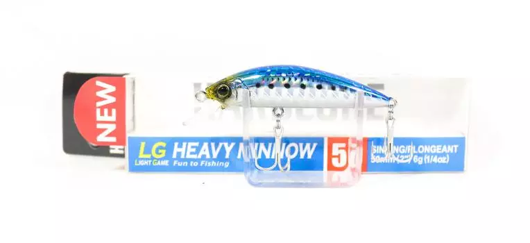 Тонущая приманка Yo Zuri Duel Hardcore LG Heavy Minnow 50S F1200-HIW (2366)