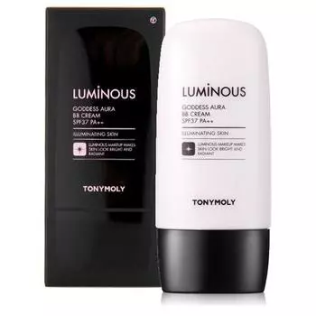 Tony Moly Luminous Goddess Glow BB Cream SPF37 PA++ 45 г, Hwasa, 1 шт.