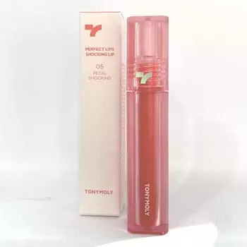 Tony Moly Perfect Lips Shocking Lips, рубиновый шокирующий, 4 г, 1 шт.