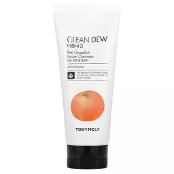 TonyMoly, Clean Dew, Red Grapefruit Foam Cleanser, 180 ml