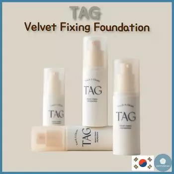 [Too Cool For School] Тег Velvet Fixing Foundation 30 мл/Корея Daiso/SPF30/PA++ естественный/бежевый