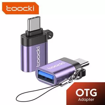 Toocki OTG USB 3,0 адаптер типа C «папа» на USB «мама» преобразователь Micro в тип C для Macbook Pro Samsung Xiaomi USB OTG адаптер