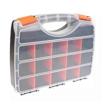 Tool Box Organizers And Storage Plastic Container Compartment Adjustable Detachable Chest Case For Tool Hardware Fastaner Screw one size