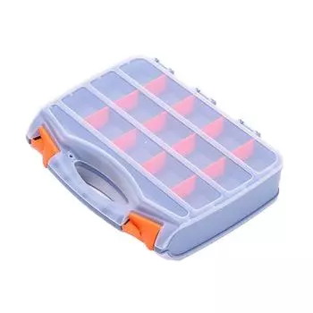 Tool Box Storage Grids Removable Dividers Screws Screwdriver Nuts Compartment Repair Case Organizer for Storing Tools 32*25.5*6