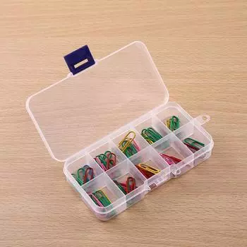 Tools Storage Box Adjustable 10Grids Compartment Plastic Storage Box Screw Holder Case Organizer Pill Hardware Tool