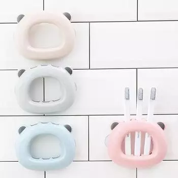 Toothbrush Holder Wall Shelves Hooks For Bath Bathroom Storage Organizer Racks And Kitchen Household Items Supplies Accessories