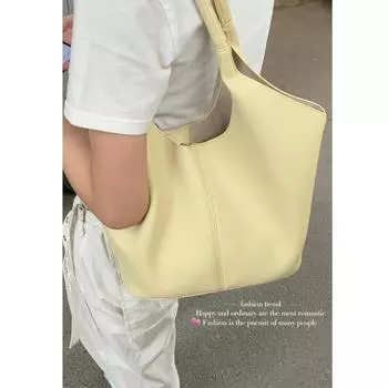 Tooxika New Korean Soft Surface Simple Large Capacity Women s Bag Shoulder Tote Bag