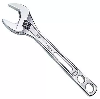 Top Eco Wide Thin Lightweight Wide Adjustable Wrench Opening Adjustable Wrench pieces Tsubame Sanjo Made in Japan (TOP) 12~46mm 6 HY-42 серебряный