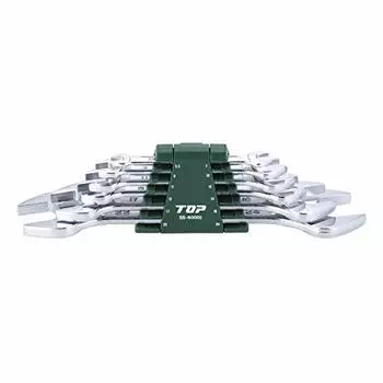 TOP Industries Tsubame Sanjo SS-6000B Liner Spanner Set, Spear Shape, 0.2-0.9 inches (6-24 mm), Set of 6, Lightweight, Thin, Holder Included, Tool Set
