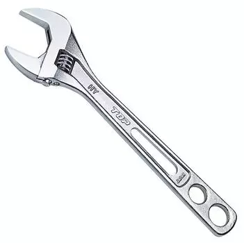 Top Industry Eco Wide Thin Lightweight Mouth Opening Wide Adjustable Wrench Tsubame Sanjo Made in Japan packaged product (TOP) 8~30mm HY-30 Seal серебряный