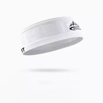 Top Sweat-absorbing Summer Baseball Caps Sun Shade Women Cap Sports Hats Men Hats Elastic Hair Band white-D-hairband