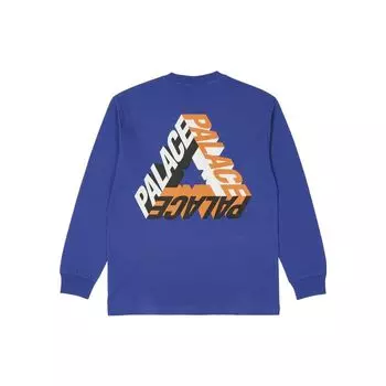 Топы Palace P-3D с длинными рукавами Ultra Unisex, синие, P25LS021 L