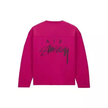 Топы унисекс Stussy x Nike Dri Fit Mesh Fireberry, розовые FJ9164-615 M