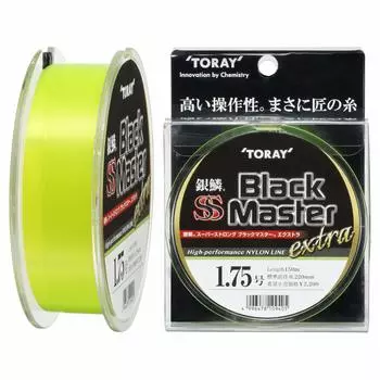 TORAY Nylon Line Ginrin Super Strong Black Master Extra 150m Lime Green No. 1.75