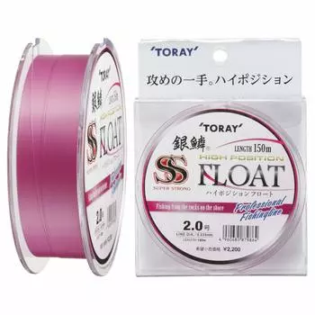 TORAY Nylon Line Ginrin Super Strong High Position Float 150m 2 Light Pink Special No.