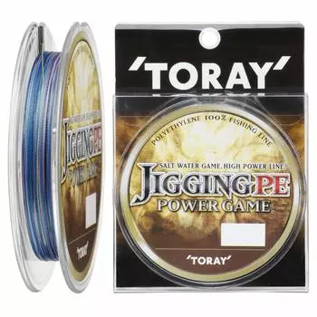 TORAY PE Line Jigging PE Power Game 200m 11lb 5kg 4 pieces 5 colors No. 0.8