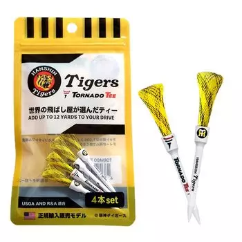 TORNADO TEE Authentic Hanshin Tigers Model Tornado Tees of Golf Dragon Increased Reduced Reduced Compliant (Set 4) Tees, Design, Distance, Friction,