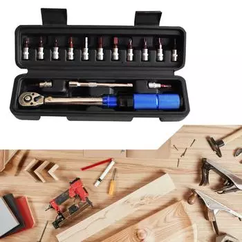 Torque Wrench Bike Repair Spanner Adjustable Bicycles Repair Tools Kit Maintenance Kit for Road & Mountain Bikes