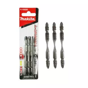 Торсионные биты Makida A 49585 [PH2, 85 мм, двухсторонние, 3 шт.]