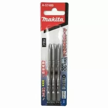 Торсионные биты Makida A 57489 [PH2, 85 мм, односторонние, 3 шт.]