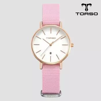 [TORSO]T102F-RS-N Часы Caria Date Женские часы с ремешком НАТО