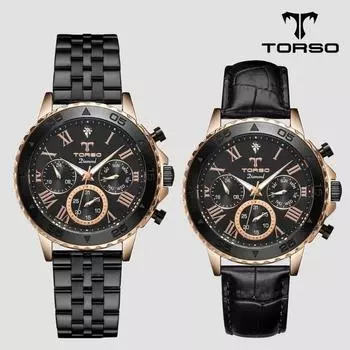 [TORSO]T76-BRB Balios Multi Diamond Watch Металлические мужские часы