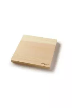 TOSARYU SHIMANTO HINOKI Простая разделочная доска из кипариса Сделано в Японии (S) 22x22x1,5 см