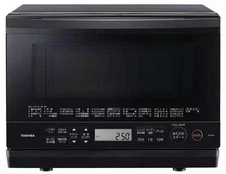 Toshiba Паровая микроволновая печь Каменная духовка Купол 26л Черный Плоский Стол ER-XD70(К)