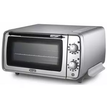 Тостер De Longhi Oven Distinta Perla EOI408J-S 4 ломтика тоста, хлеб, простое управление, функция гриля, функция сохранения тепла, безопасная конструкция, фу