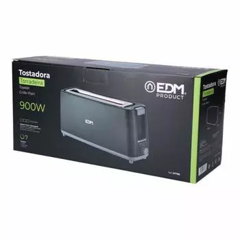Тостер EDM Black Design 900 Вт