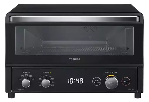 Тостер TOSHIBA 4 регулировки температуры квадратный автоматический 30 черный духовой шкаф, части, функция, плита, меню, таймер, минуты, HTR-R8(К)