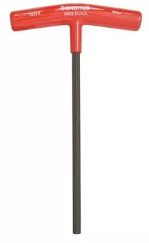 Total length 229mm Hexagonal 8mm 229mm Shaft 210mm Handle Black dyed 9HT8MM []BONDHUS T-handle [Total length length length 129mm] No.15372