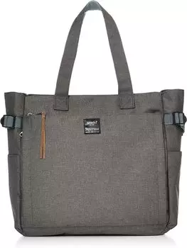 Tote Bag A4 Large Capacity 10 Pocket Storage POST ATC3132Z Gray [Anello]