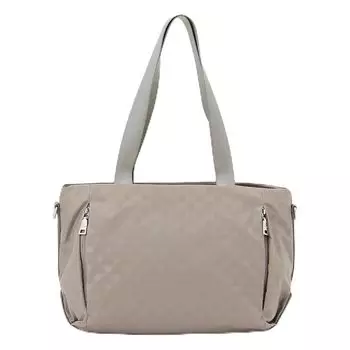 Tote bag vous et dot jacquard light gray [Isaac] 2-way tote, (12)