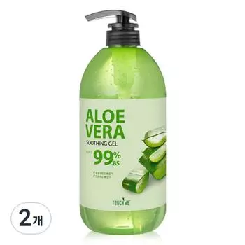 Touch Me Purity Успокаивающий гель с алоэ вера, 1000 мл, 2 шт.