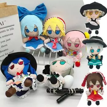 TouHou Project Smoke Плюшевая игрушка Fumo Sealed Club Лолита Мягкая кукла Хакурей Рейму Комейдзи Койси Сайгёдзи Ююко Плюшевая фигурка